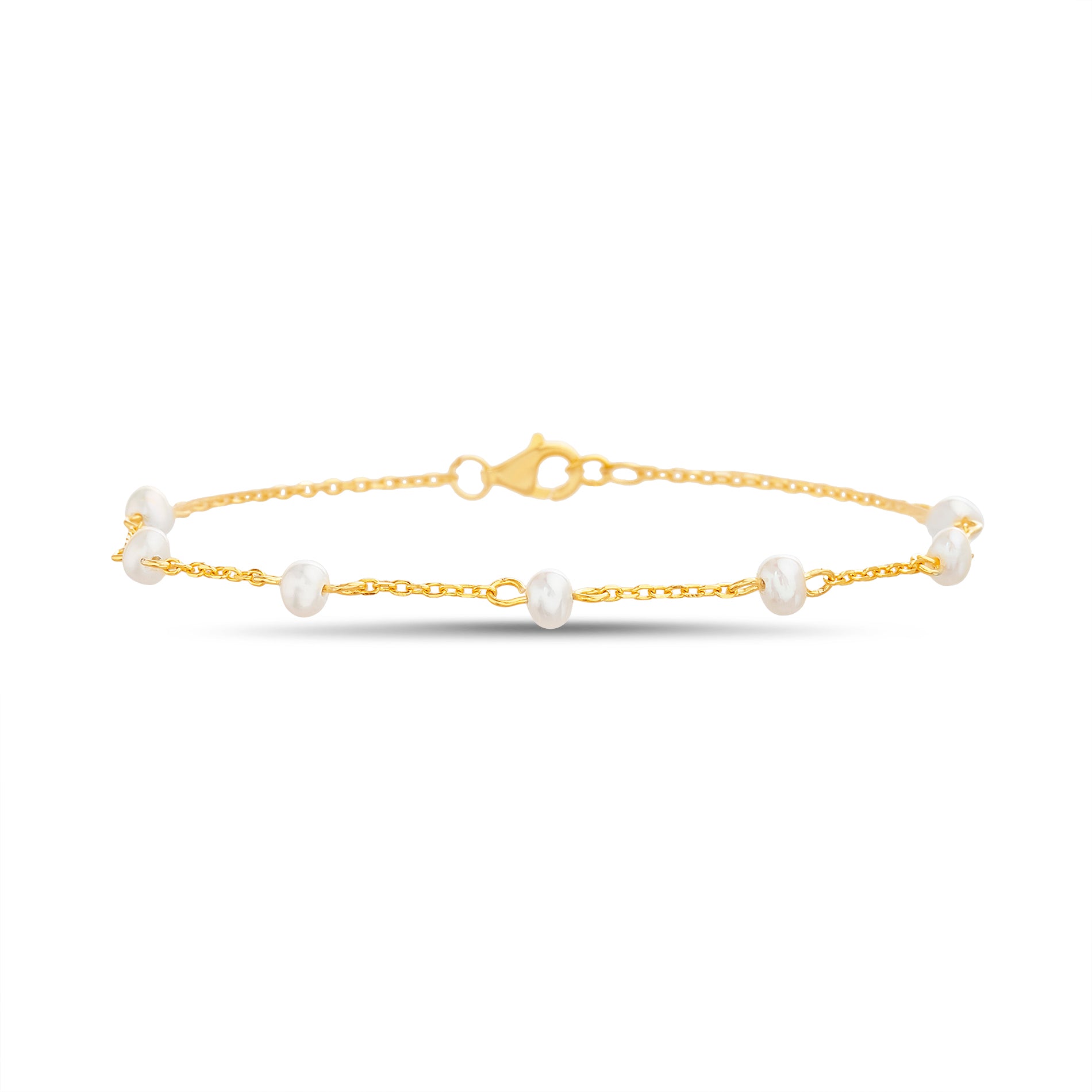 Dainty Pearl Bead Bracelet
